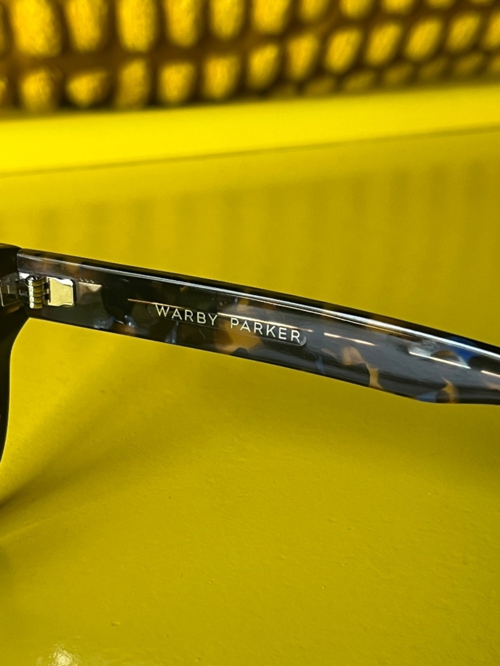 Warby Parker Kimball "Tanzanite Tortoise" Brown/Blue Tortoise Frames, Unisex - Picture 7 of 9